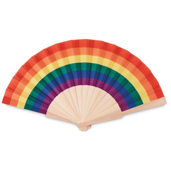 Abanico de madera rainbow BOWFAN - Imagen 2