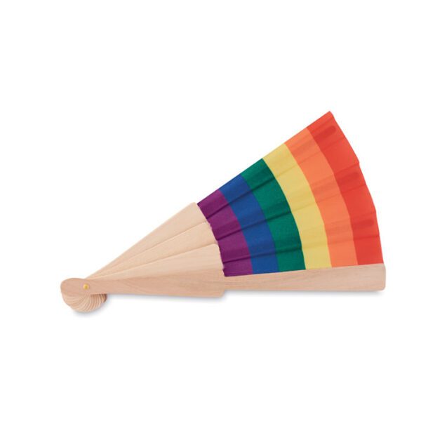 Abanico de madera rainbow BOWFAN - Imagen 5