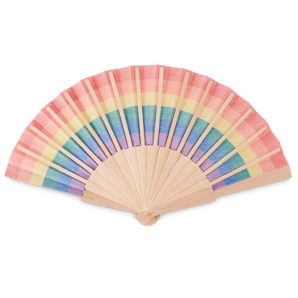 Abanico de madera rainbow BOWFAN - Imagen 3