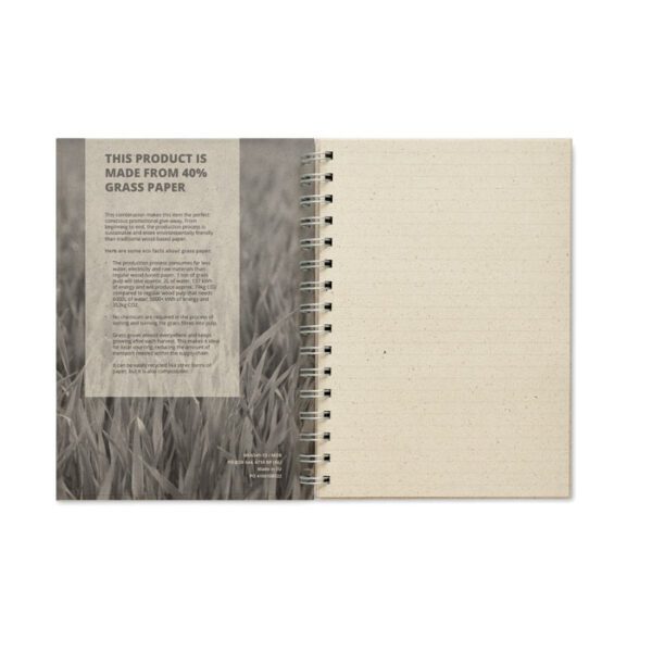 Libreta anillas A5 papel hierba GRASS BOOK - Imagen 6