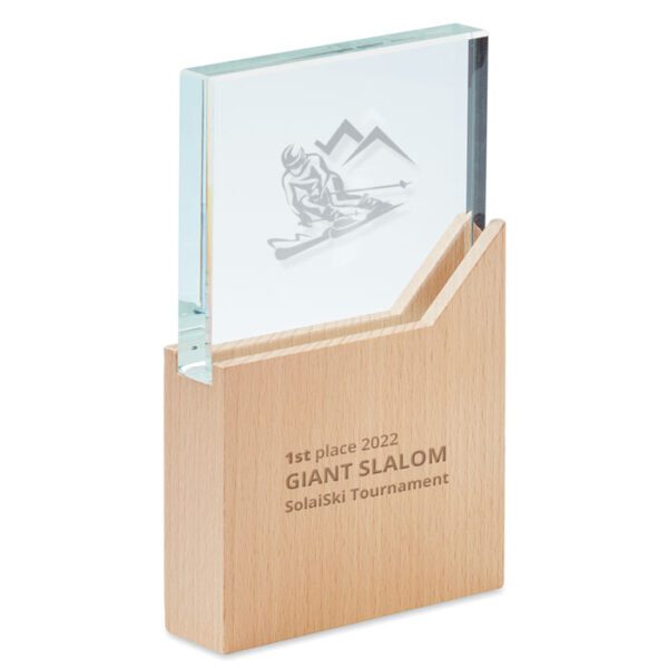Placa o trofeo de cristal ZEAL - Imagen 5
