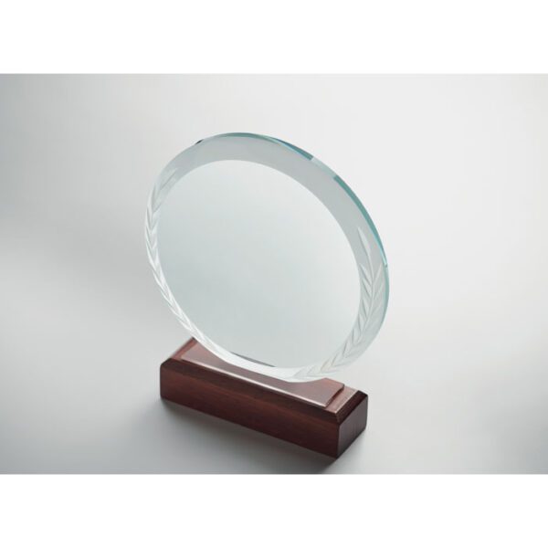 Placa o trofeo cristal redonda KEEN - Imagen 7