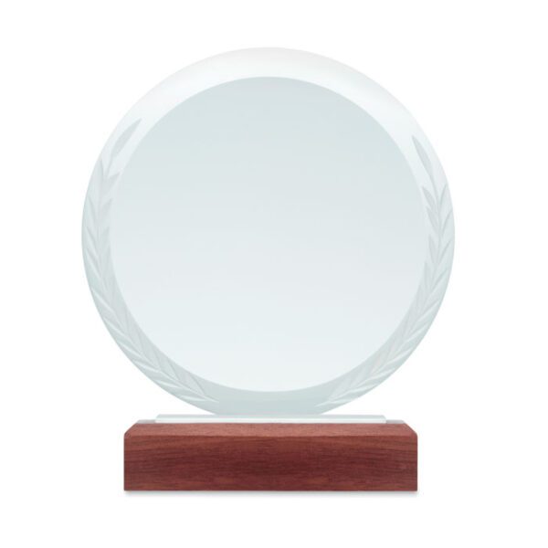 Placa o trofeo cristal redonda KEEN - Imagen 4