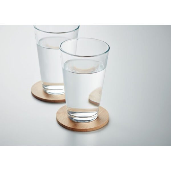 Juego de 6 posavasos de bambú BAYIN SET - Imagen 6