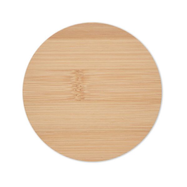 Posavasos redondo de bambú BAYIN - Imagen 3