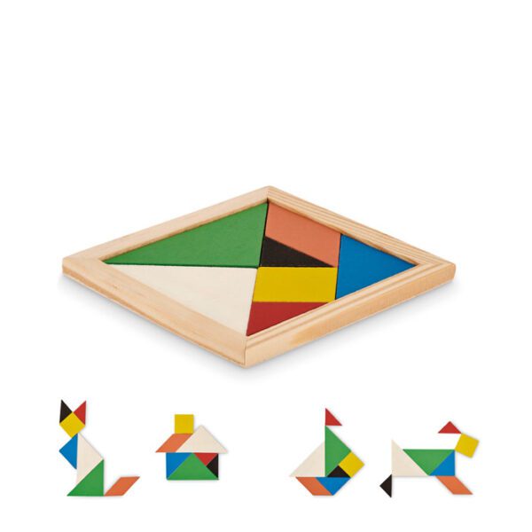Rompecabezas Tangram de madera TANGRAM - Imagen 2
