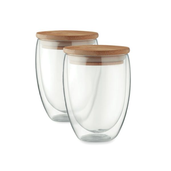 Juego 2 vasos 350 ml en caja TIRANA SET - Imagen 3