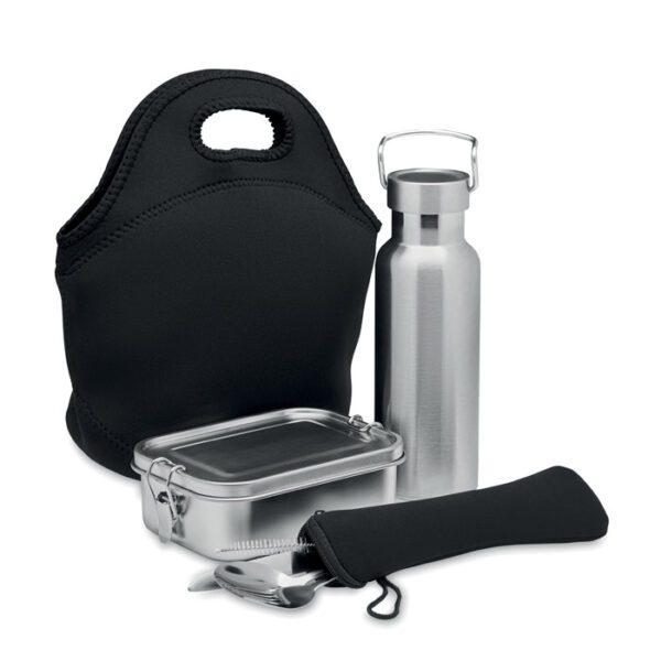 Set almuerzo en acero inox. ILY
