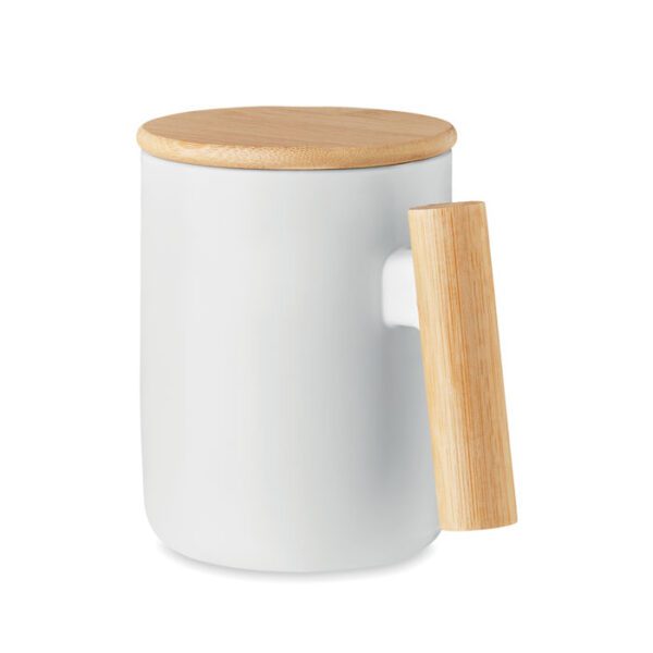 Taza de porcelana tapa 380 ml MAJEST - Imagen 2