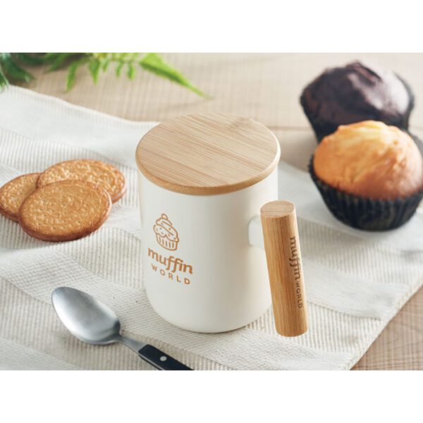 Taza de porcelana tapa 380 ml MAJEST - Imagen 4