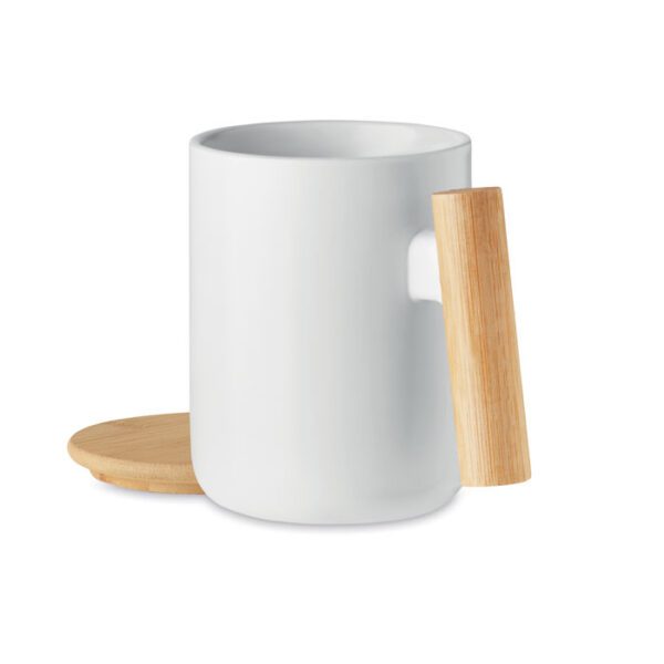 Taza de porcelana tapa 380 ml MAJEST - Imagen 3