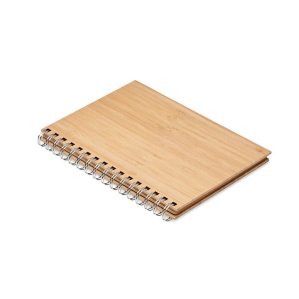 Libreta A5 de bambú anillas BRAM - Imagen 2