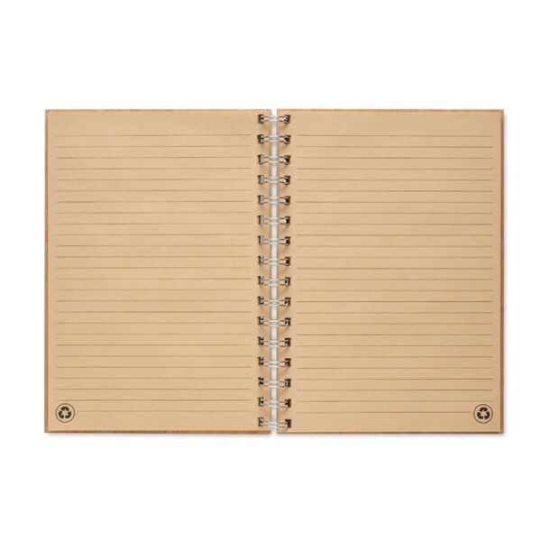 Libreta A5 de bambú anillas BRAM - Imagen 3