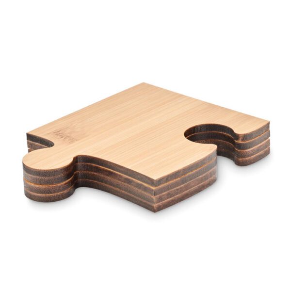 Set de 4 posavasos tipo puzle LEPY - Imagen 3