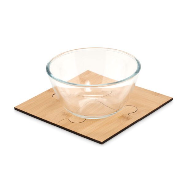 Set de 4 posavasos tipo puzle LEPY - Imagen 4