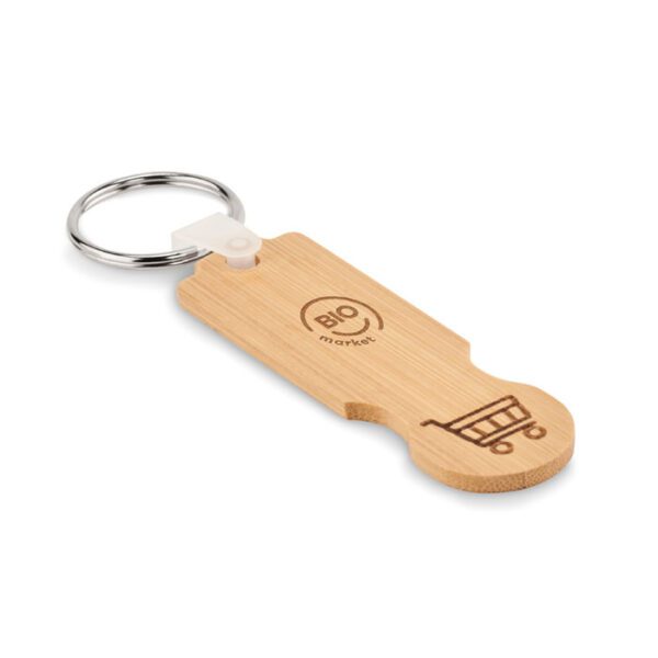 Llavero de bambú ficha COMPRAS - Imagen 5