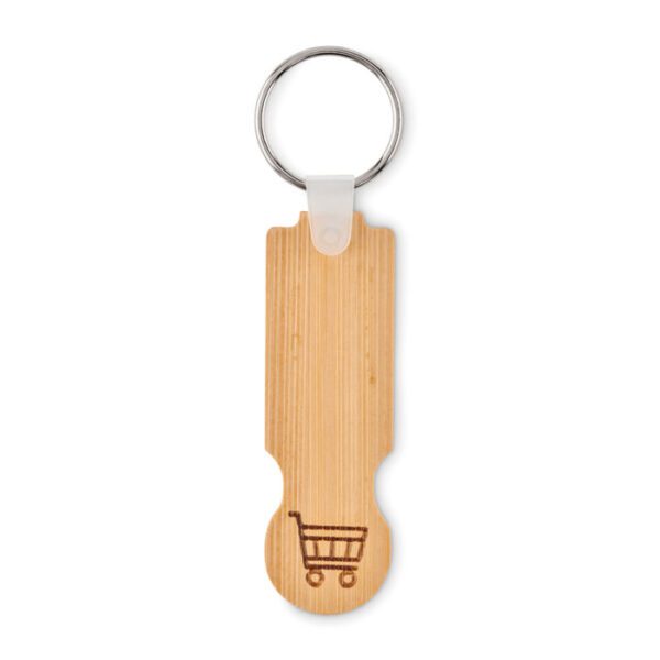 Llavero de bambú ficha COMPRAS - Imagen 4