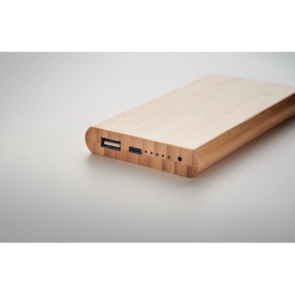 Power bank de bambú 6000 mAh ARENA C - Imagen 6