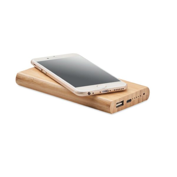 Power bank de bambú 6000 mAh ARENA C - Imagen 4