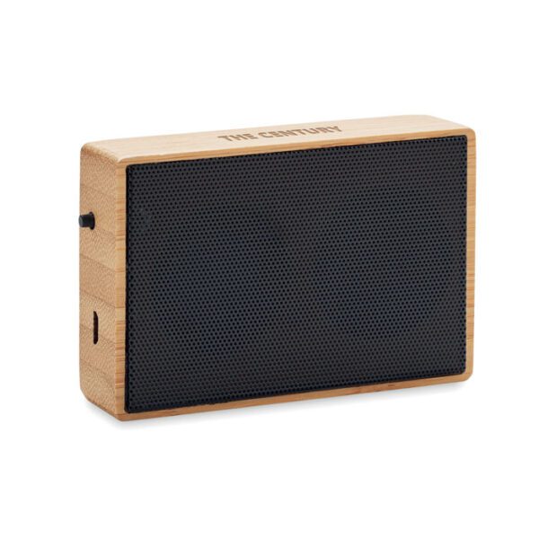 Altavoz inalámbric solar bambú SOLAE - Imagen 6