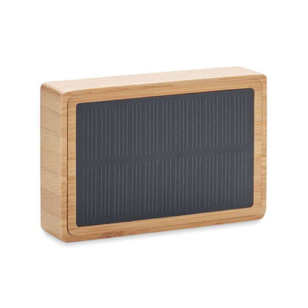 Altavoz inalámbric solar bambú SOLAE - Imagen 3