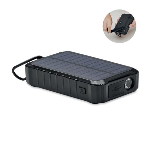 Cargador solar dinamo 8000 mAh DYA - Imagen 2