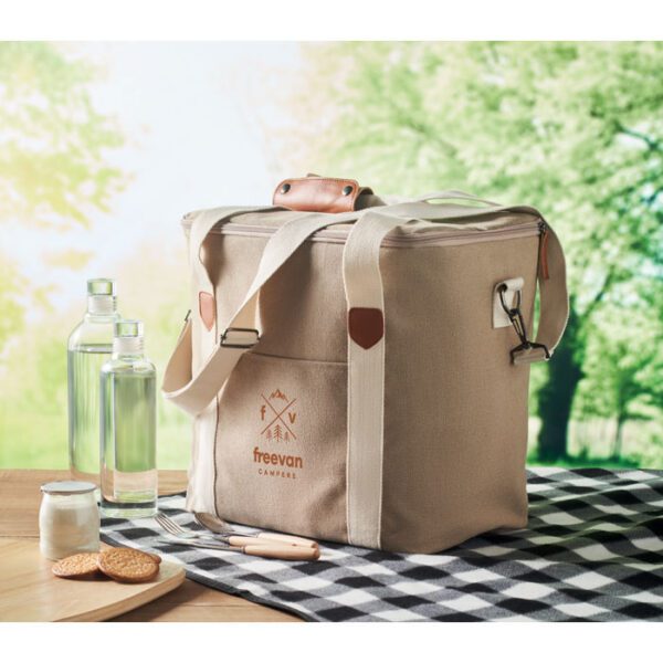 Bolsa nevera canvas 450 gr/m² KECIL LARGE - Imagen 4