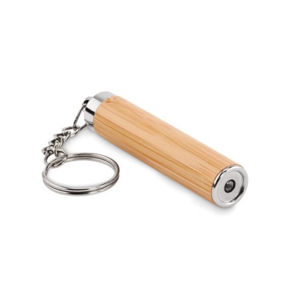 Mini linterna bambú llavero PIANTI