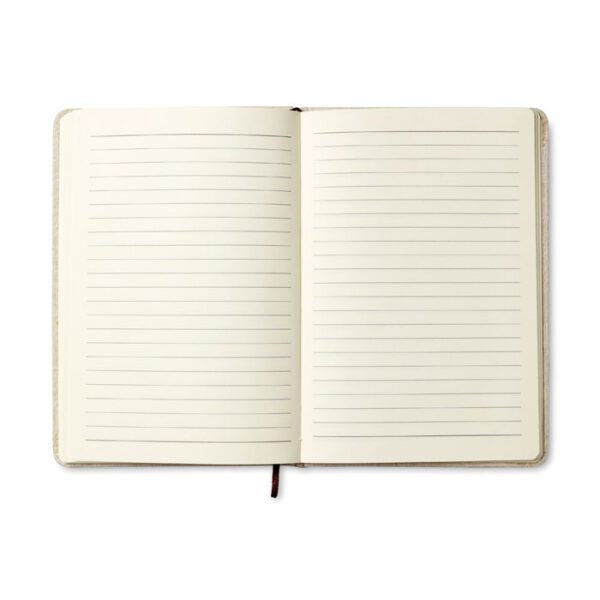 Cuaderno A6 con tapa de canvas RUNDO + - Imagen 3