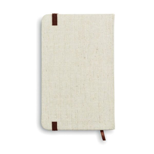 Cuaderno A6 con tapa de canvas RUNDO + - Imagen 4