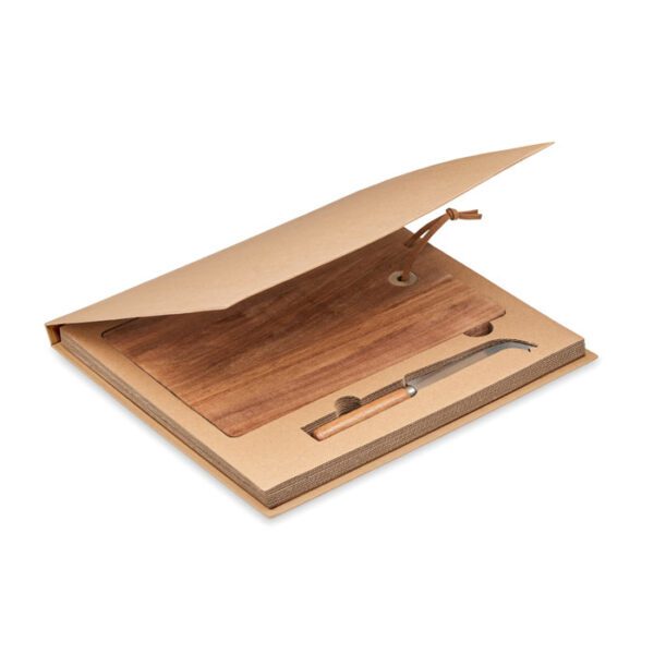 Set tabla quesos de acacia OSTUR LARGE - Imagen 3