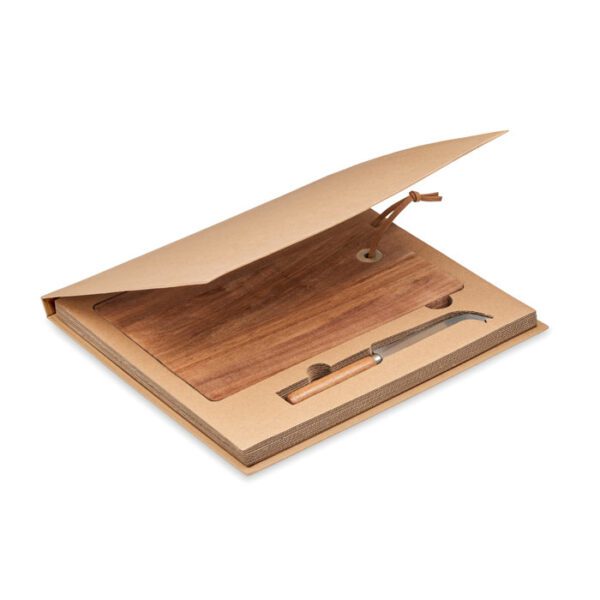 Set tabla quesos de acacia OSTUR LARGE - Imagen 6
