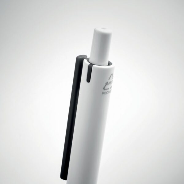 Bolígrafo pulsador ABS reciclad SIDE - Imagen 6