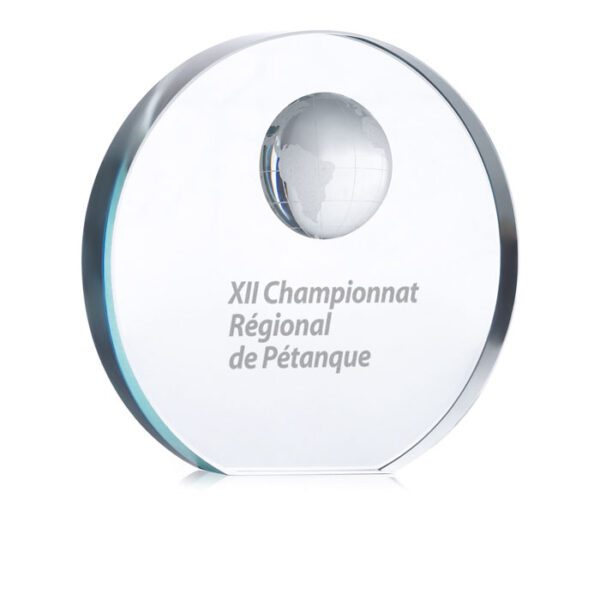 Trofeo esfera cristal MONDAL - Imagen 4