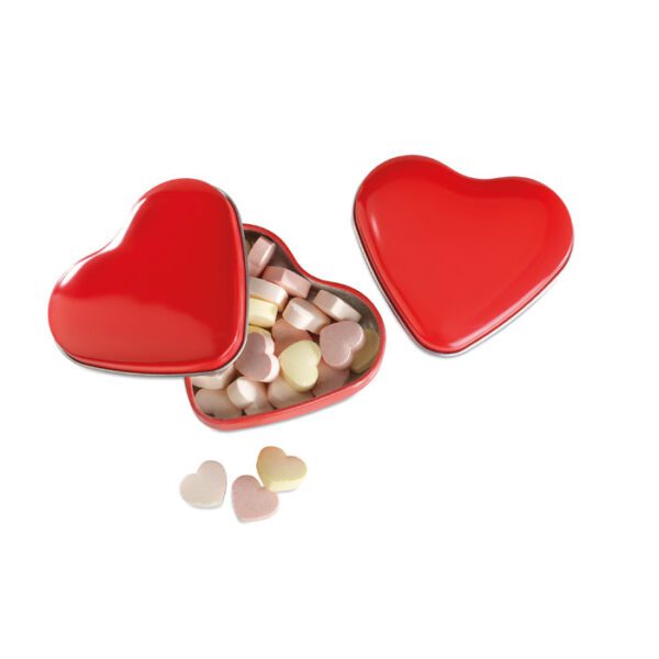 Caja corazón con caramelos LOVEMINT - Imagen 2
