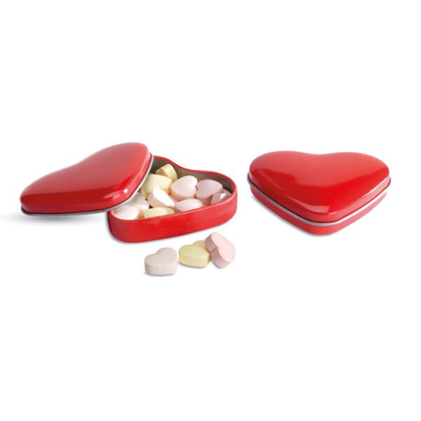 Caja corazón con caramelos LOVEMINT - Imagen 3