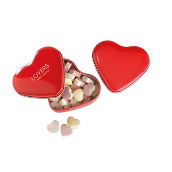 Caja corazón con caramelos LOVEMINT - Imagen 4