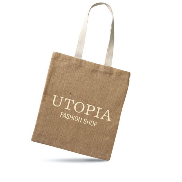 Bolsa de la compra en yute JUHU - Imagen 4