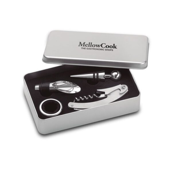 Set de vino en caja de metal WINORY - Imagen 5
