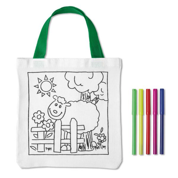 Bolsa para colorear de algodón MATEUSZ - Imagen 2
