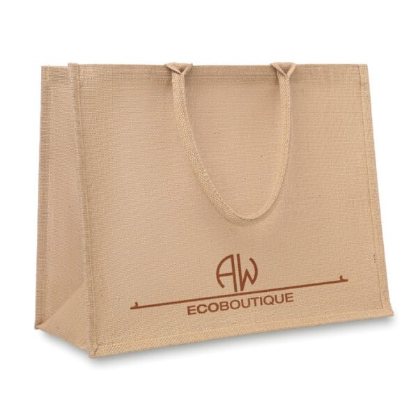 Bolsa de la compra en yute BRICK LANE - Imagen 5