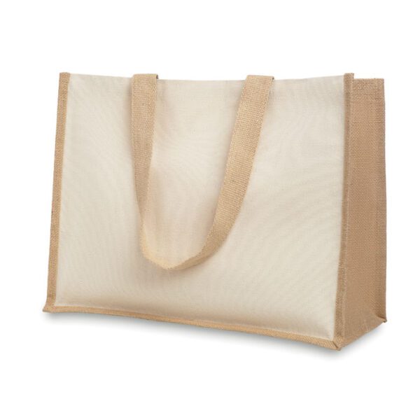 Bolsa de la compra yute y lona CAMPO DE FIORI - Imagen 3