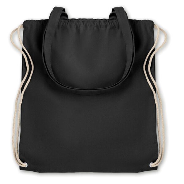 Mochila en canvas color y asas MOIRA - Imagen 3