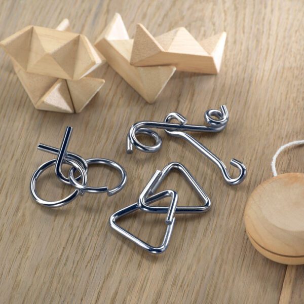 Set de 3 rompecabezas de metal THREENATS - Imagen 5
