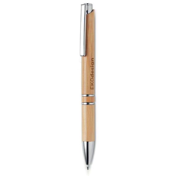 Bolígrafo pulsador bambú BERN BAMBOO - Imagen 4