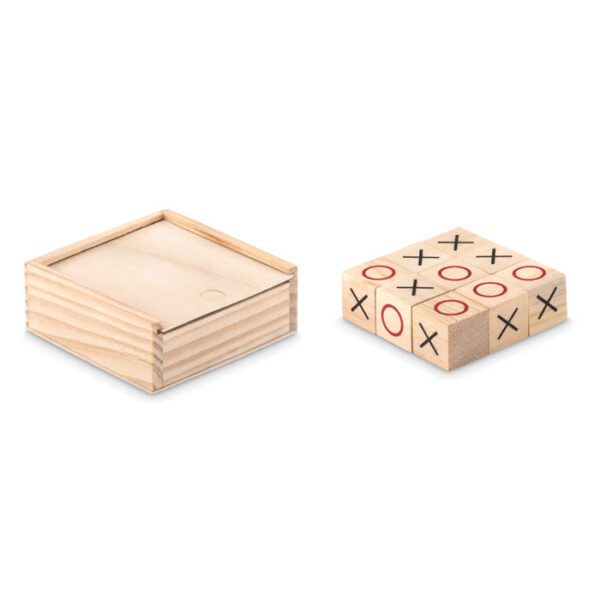 Juego tres en raya de madera TIC TAC TOE - Imagen 2