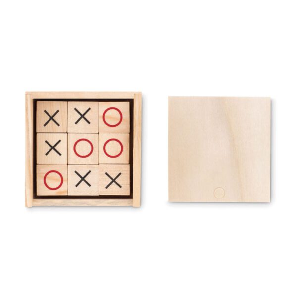 Juego tres en raya de madera TIC TAC TOE - Imagen 4