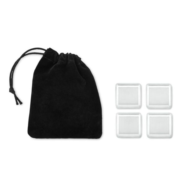 Set 4 cubitos hielo en funda ICY - Imagen 4