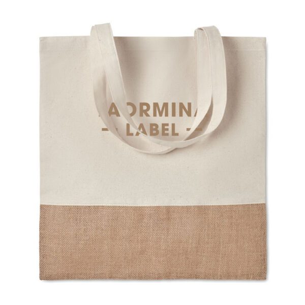 Bolsa cuerdas con yute INDIA TOTE - Imagen 4