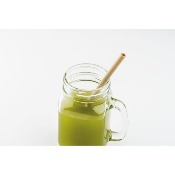 Pajita bambú cepillo funda NATURAL STRAW - Imagen 3